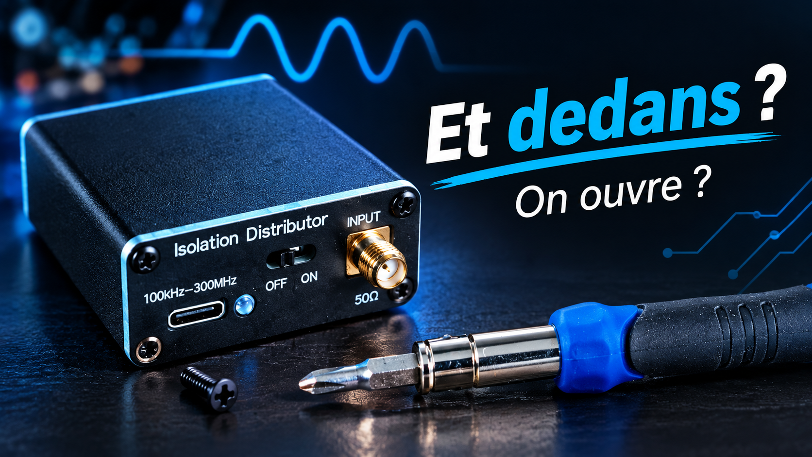 Répartiteur d&rsquo;antenne HF de 100khz à 300Mhz